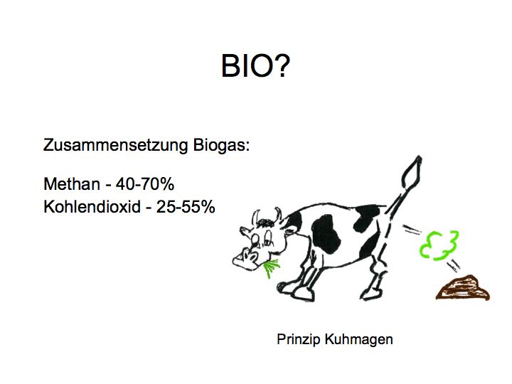 Was ist bio an Biogas